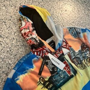 Reason Artistic Multicolor Hoodie